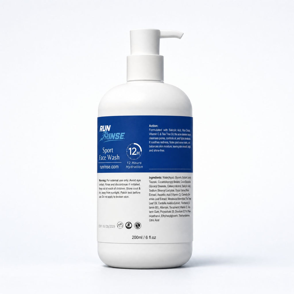 RUN & RINSE Face wash